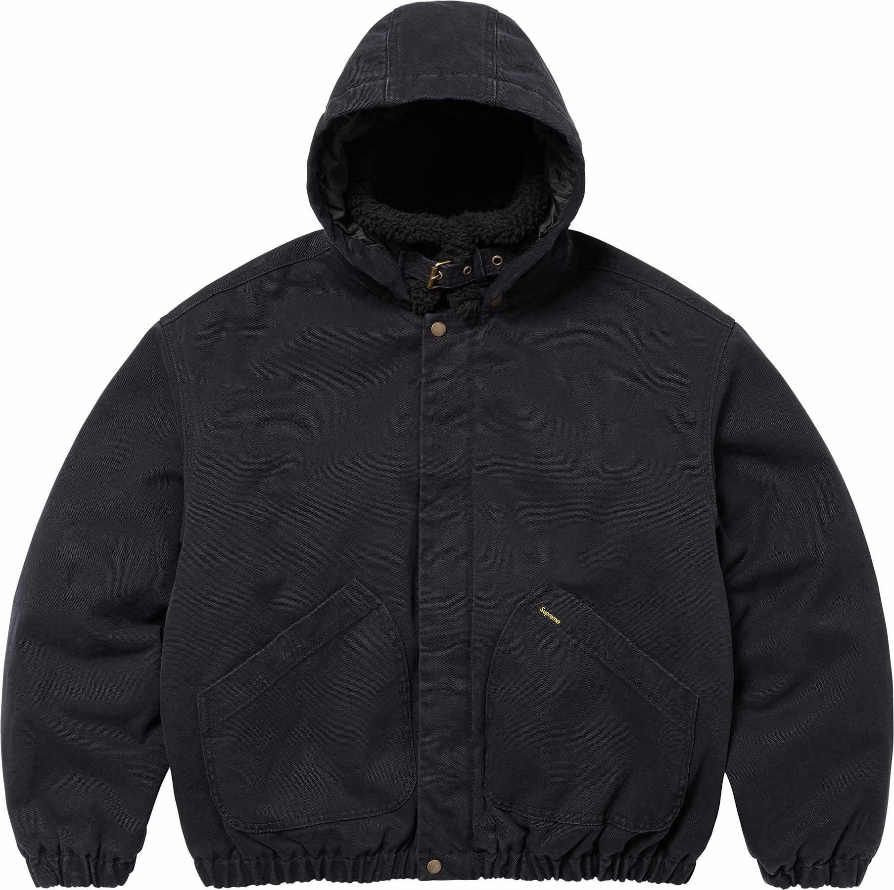 Faux Shearling Lined Bomber Jacket view 27
